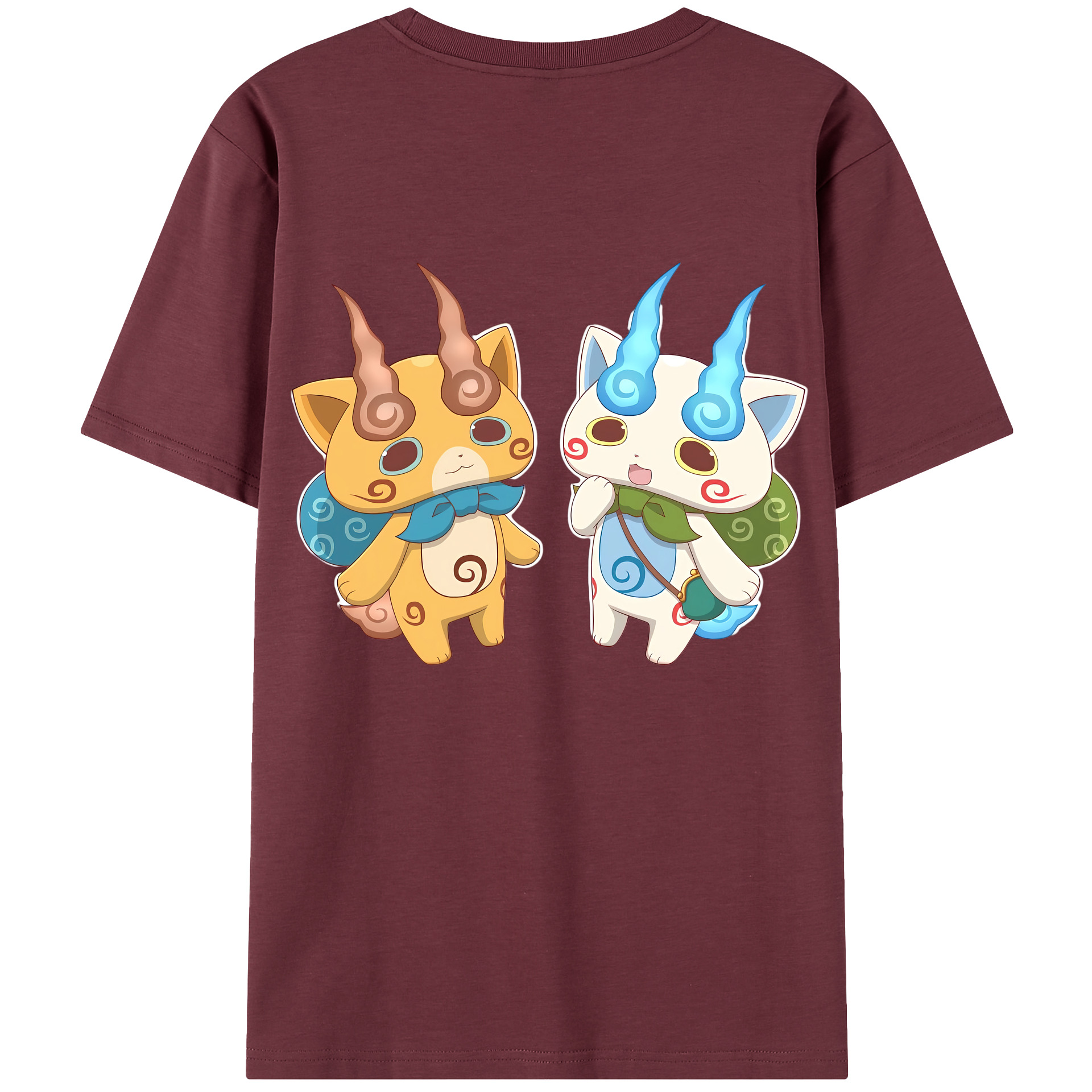 （画像用） 妖怪ウォッチ Yo-kai Watch 綿100％半袖Tシャツ（背面プリント）